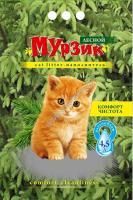 Мурзик Лесной 4 л древесный наполнитель для кошачьих туалетов 