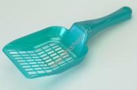 HOMECAT совок для туалета бирюзовый перламутр