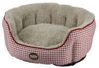 NOBBY XAVER 45 см х 40 см х 19 см лежак мягкий красный 