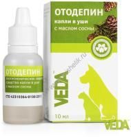 VEDA ОТОДЕПИН 10 мл капли в уши с маслом сосны 1х10