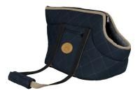 Сумка-переноска Victoria, 26х29х50 см, нейлон, тёмно-синий/голубой