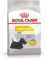 ROYAL CANIN MINI DERMACOMFORT 3 кг сухой корм для взрослых и стареющих собак мелких размеров, при раздражениях и зуде кожи, связанных с повышенной чувствительностью