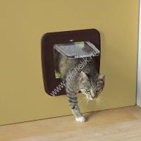 SAVIC BASIC 21 см х 22 см дверца для кошек пластик коричневая 1х6