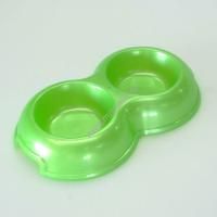 HOMEPET 2х200 мл миска для животных зеленый перламутр