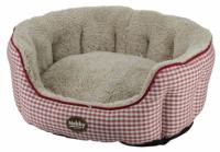 NOBBY XAVER 55 см х 50 см х 21 см лежак мягкий красный 