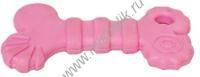 HOMEPET Foam TPR Puppy 10,5 см игрушка для собак косточка розовая
