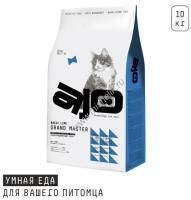 AJO Cat Grand Master 10 кг сухой полнорационный корм для профилактики мочекаменной болезни для кошек старшего возраста с курицей