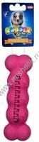 NOBBY КОСТЬ 17 см игрушка для собак резина розовая 