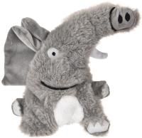 HOMEPET 17,5х16 см игрушка для собак слоник плюш с пищалкой