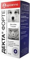 APICENNA ДЕКТА ФОРТЕ 10 мл лечение ушной чесотки отита демодекоза