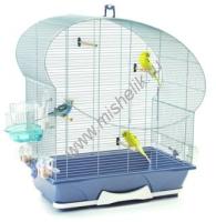 SAVIC ELLIPSE 50 70 см х 38 см х 75 см клетка для птиц с комплектацией серо-голубая