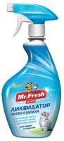 Mr.Fresh Expert 500 мл 3 в 1 ликвидатор пятен и запаха для кошек 