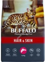 MR.BUFFALO ADULT HAIR & SKIN 1,8 кг сухой корм для кошек лосось 