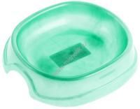 HOMECAT Atlantis 13,5 см х 12,5см х 3 см миска 200 мл  светло-зеленый перламутр