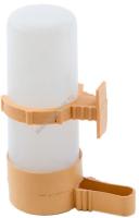 HOMEPET 60 мл поилка для птиц пластиковая матовая бежевая 