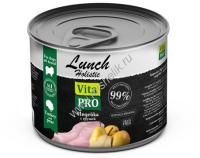 VITA PRO LUNCH 240 г консервы для собак индейка с грушей 