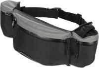 Сумка на пояс Baggy Belt, ремень 62–125 см, чёрный/серый