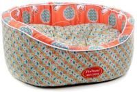 РОДНЫЕ МЕСТА Персиковый кот №1 43х38х15 см лежак для животных премиум