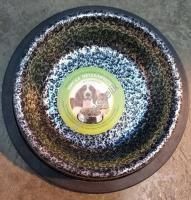 ANKUR 0,15 л миска металлическая винтажная резиновое основание серая