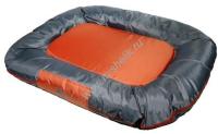 NOBBY RENO 103 см х 76 см х 11 см лежак мягкий серый оранжевый 