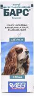 АВЗ БАРС 100 мл спрей для собак инсектоакарицидный