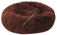 УЮТ Fashion 50 см х 50 см х 20 см лежак круглый коричневый, мех искусственный, наполнитель синтешар