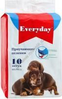 EVERYDAY 10 шт 60х90 см пеленки для животных впитывающие гелевые 