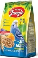 HAPPY JUNGLE 500 г корм для волнистых попугаев 
