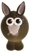 HOMEPET BUBBLE 13х7,5х7,5 см игрушка для собак ослик с пищалкой латекс