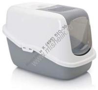 SAVIC NESTOR 56 см х 39 см х 38,5 см туалет для кошек закрытый белый светло-серый 