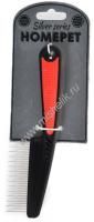 HOMEPET SILVER SERIES 19,5 см х 5,5 см 29 зубьев расческа с переменными зубьями пластиковая