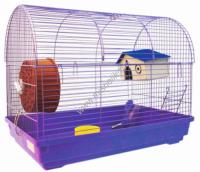 №1 47 см х 30 см х 39 см клетка для хомяка, саквояж, 2-этажная, укомплектованная