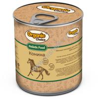 Organic Сhoice 340 г консервы 100 % конина для собак 