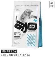 AJO Cat Аctive 400 г сухой полнорационный корм для взрослых кошек с индейкой 