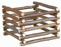 Кормушка для сена напольная Natural Living, 15 x 11 x 15 см