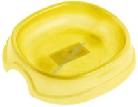 HOMECAT Atlantis 13,5 см х 12,5см х 3 см миска 200 мл желтый перламутр