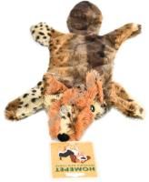 HOMEPET 60 см х 22,5 см игрушка для собак волк с пищалкой и шуршащим эффектом плюш