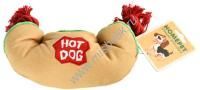 HOMEPET 42 см х 9,5 см игрушка для собак хот дог с пищалкой