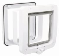 Дверца для кошки 4-Way с туннелем, 20 х 22 см, белый