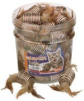 NOBBY 5 см катушка для кошек с перьями