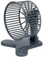 HOMEPET D 9 см колесо для грызунов с подставкой пластиковое серое 