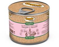Organic Сhoice 240 г консервы для собак мелких и средних пород кролик с грушей  
