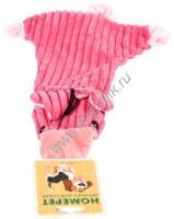 HOMEPET 49 см х 17 см игрушка для собак свинка с пищалкой и шуршащим эффектом плюш