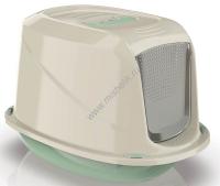 GEORPLAST GALAXY DELUXE туалет для кошек закрытый зеленый 