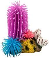 FAUNA INT 16 см х 10 см х 15 см декорация кораллы синий зелёный оранжевый 