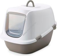 SAVIC LEO XL туалет для кошек закрытый бело-коричневый 