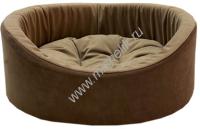 HOMEPET Catania №1 43 см х 38 см х 15 см лежак шоколад для домашних животных