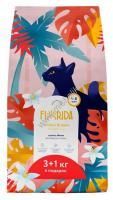 FLORIDA 4 кг сухой корм для взрослых кошек с курицей и яблоком 