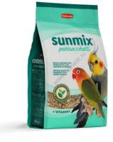 PADOVAN SUNMIX PARROCCHETTI 750 г корм для средних попугаев комплексный основной 