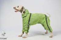 ТУЗИК ош 50 ог 82 от 64 дс 60 рост 61 комбинезон спортивный на флисе для породы боксер сука